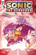 Sonic the Hedgehog #7 (July 2018). Art by Adam Bryce Thomas.