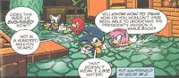 Labyrinth Zone in the Sonic X comic