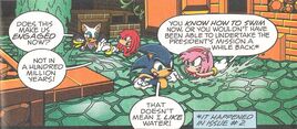 Labyrinth Zone in the Sonic X comic