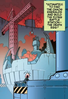 The original Death Egg being built, from .