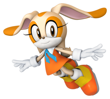 Sonic cream the rabbit plush top
