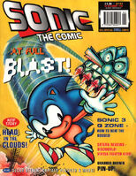 Sonic the Comic #92 (December 1996). Art by Carl Flint.