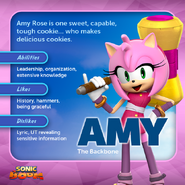 Amy's Twitter profile