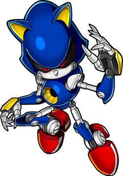 New official artwork of Metal Sonic for December - The Sonic News Leader