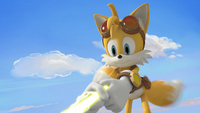 Tails holding enerbeam