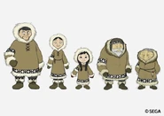 Marketa con el resto de los residentes de Holoska.