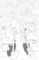 Page thirteen pencils. Art by Aaron Hammerstrom.