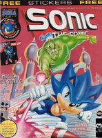 Sonic the Comic #149 (February 1998). Art by Mick McMahon. Color by John M Burns.