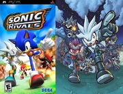 Sonic Rivals/Sonic Universe cover comparison.