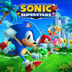 Sonic Superstars key art square