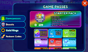 Gamepass menu SSS
