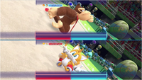 Mario & Sonic at the Rio 2016 Olympic Games - Donkey Kong VS Tails Gymnastics