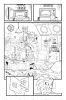 Page twenty-nine inks. Art by Natalie Haines.