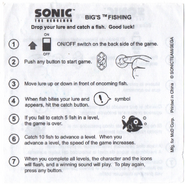 English instruction pamphlet
