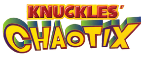 International logo of Knuckles' Chaotix.