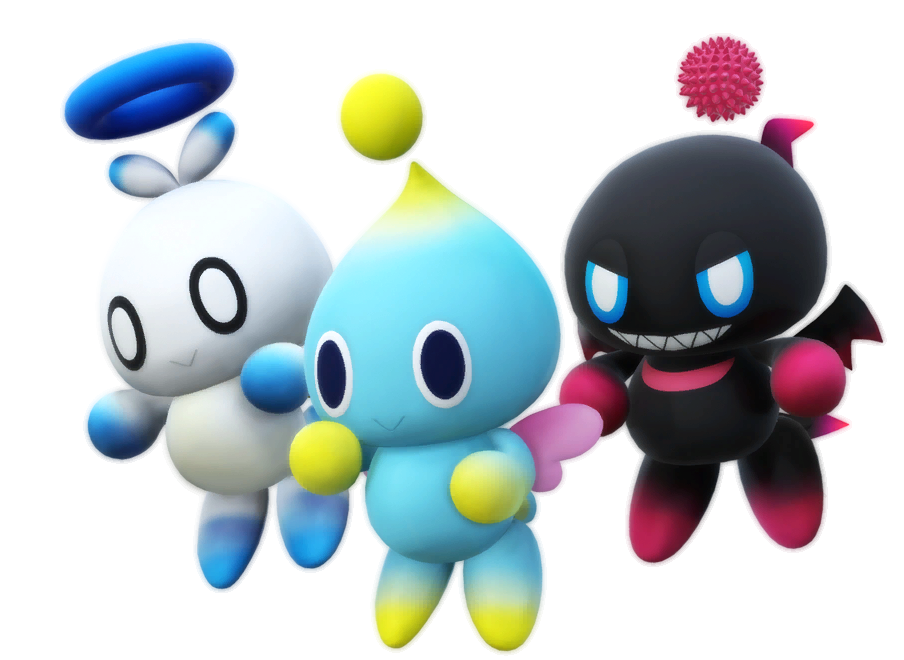 PLUSH Dark Chao from Sonic the Hedgehog 8