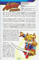 Antoine's Profile from the Sonic the Hedgehog: The Complete Sonic Comic Encyclopedia.