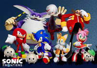 Main cast of characters, from the partnership announcement of Sega and British Hedgehog Preservation Society