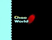Chao World Title Card Shadow Version