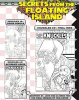 Cover sketches from Knuckles the Echidna Archives Vol. 4.
