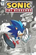 Sonic the Hedgehog #1 (April 2018). Art by Tyson Hesse.