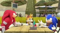 SB Knuckles Tails and Sonic