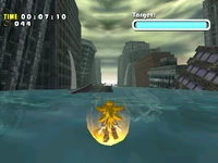 Part of Perfect Chaos's arena, GameCube