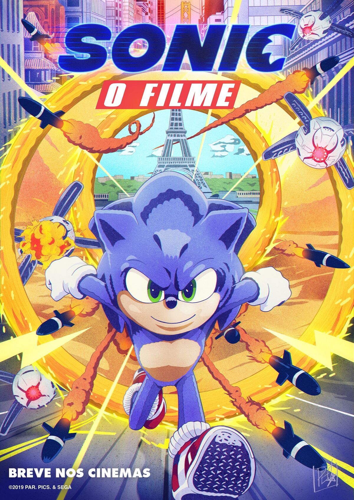 Sonic the Hedgehog: Fan-Made Movie Posters from Brazil Comic Con