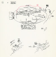 Concept artwork of the Zone's map. Taken from Sonic Origins.