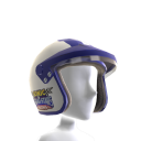 White Racing Helmet