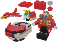 LEGO® Dr. Eggman with the LEGO® Balkiry and the LEGO® Honor Guard