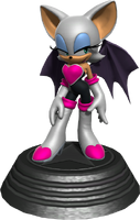 Sonic Generations Rouge Statue