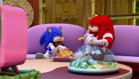 S1E41 Sonic Knuckles nacho break