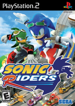 Sonic Riders - North-american cover for PS2