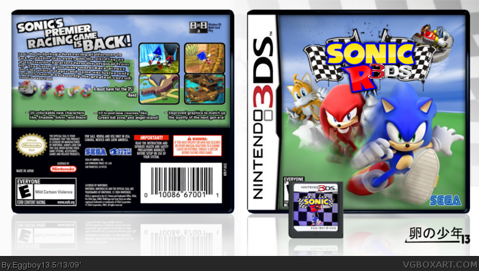 User blog:Cloudthehedgehog12/Top 5 Sonic games that need to be made for the  3DS, Sonic Wiki Zone