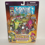 Comic book pack with Vector and Espio action figures