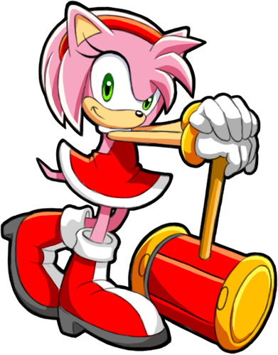 EC Amy Rose  Sonic y amy, Amy rose, Cómo dibujar a sonic