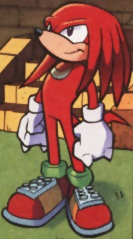 Knuckles the Echidna Sonic X comics profile