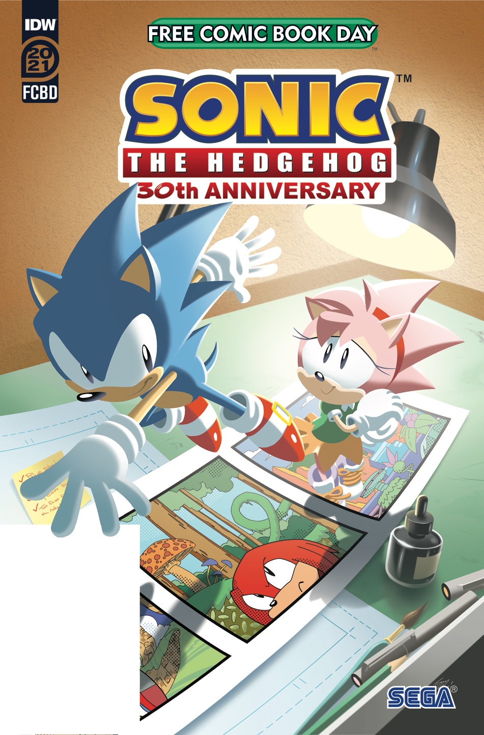 IDW Sonic the Hedgehog Free Comic Book Day 2021