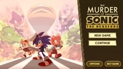 Титульний екран The Murder of Sonic the Hedgehog.