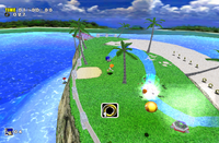 Sonic using Light Speed Attack, from Sonic Adventure