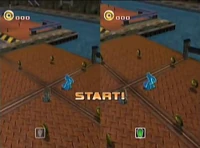 Tikal y Chaos en Pool Quest.