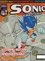 Sonic the Comic #199 (January 2001). Art by Richard Elson.