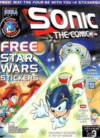 Sonic the Comic #161 (July 1998). Art by Gary Knight.