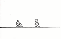 Tails' rescue celebration at the end of level 1 (part 4).