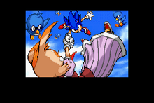 Sonic rescata a Vanilla