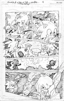 Page nine pencils. Art by Tracy Yardley.