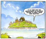 Flicky Island as seen in Sonic the Comic.