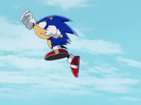 Cosmic Crisis Sonic heroic pose