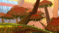 Sunset Forest Background 1